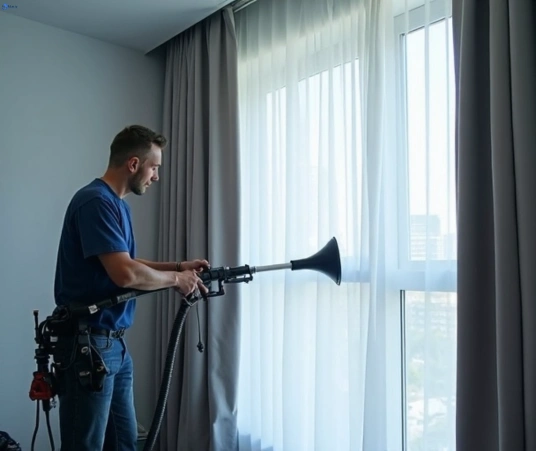 Professional drapes cleaning process tools Matty Curtain Cleaning hamlyn-heights-vic